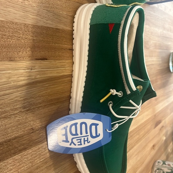 Hey Dude Wally Fairway Pine Men’s Size 10 - Picture 4 of 7